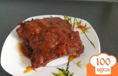 Фото рецепта: Свиные ребра с томатным соусом