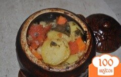 Фото рецепта: Картофель с помидорами