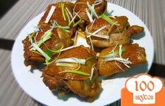 Фото рецепта: Куриные бедрышки в соевом соусе