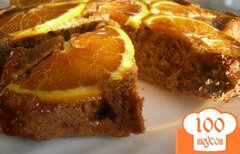 Фото рецепта: Кофейный пирог с апельсинами