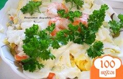 Фото рецепта: Салат с креветками