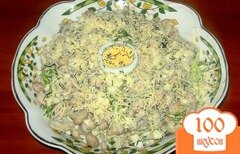 Фото рецепта: Салат с грибами и фасолью