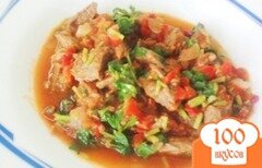 Фото рецепта: Чашашули - говядина с овощами