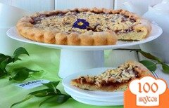 Фото рецепта: Пирог с малиновым вареньем