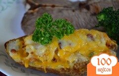 Фото рецепта: Фаршированный картофель с беконом