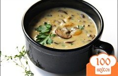 Фото рецепта: Грибной крем-суп