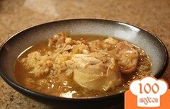 Фото рецепта: Филиппинский суп с курицей и рисом