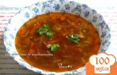 Фото рецепта: Томатный суп с чечевицей