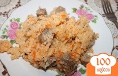 Фото рецепта: Рис с мясом "а-ля плов"