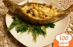 Фото рецепта: Треска,фаршированная картофелем и нутом