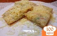 Фото рецепта: «Лаваш с овощами и сыром»