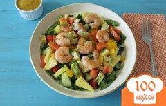 Фото рецепта: Тропический салат с креветками