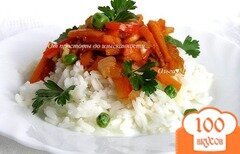 Фото рецепта: Пряное овощное соте с рисом