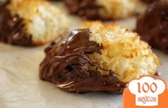 Фото рецепта: Кокосовое печенье с шоколадом