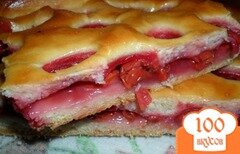 Фото рецепта: Пирог с вишнями
