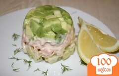 Фото рецепта: Террин с авокадо и креветками