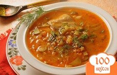 Фото рецепта: Суп с солеными огурцами
