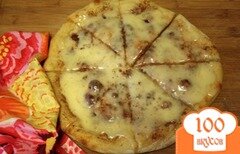 Фото рецепта: Сладкая апельсиновая пицца с корицей