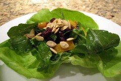 Фото рецепта: Тыквенно - виноградный салат
