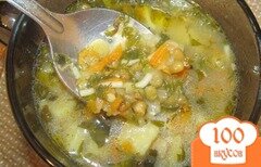 Фото рецепта: Маш Угра (суп с машем и лапшой)