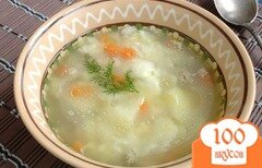 Фото рецепта: Суп с «комочками»