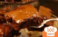 Фото рецепта: Шоколадный торт с глазурью