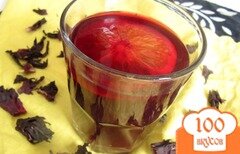 Фото рецепта: Холодный чай с гибискусом