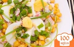 Фото рецепта: Салат из маринованной кукурузы