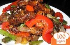 Фото рецепта: Говядина по-китайски с овощами