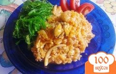 Фото рецепта: Рис с морепродуктами