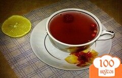 Фото рецепта: Чай ягодно-лимонный