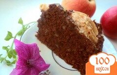 Фото рецепта: Пирог « Яблоки в шоколаде»