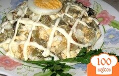 Фото рецепта: Салат из баклажан "Интересный"