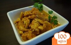 Фото рецепта: Курица карри по-индийски