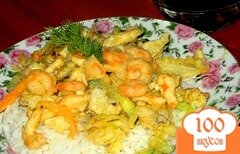 Фото рецепта: Темпура с креветками