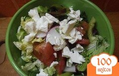 Фото рецепта: Овощной салат с фетой