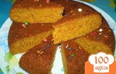 Фото рецепта: Пирог сладкий с морковью