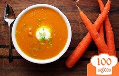 Фото рецепта: Морковный суп со специями