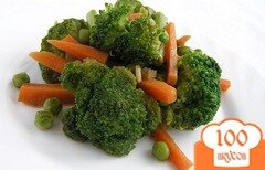 Фото рецепта: Зеленое рагу с имбирем и морковью