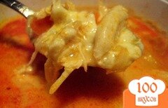 Фото рецепта: Куриный суп Буффало с сыром