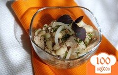 Фото рецепта: «Тосканский салат с тунцом и белой фасолью»