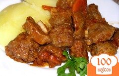Фото рецепта: Соевое мясо по-индийски