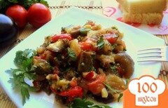 Фото рецепта: Салат из запеченных баклажанов