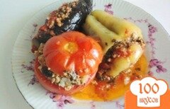 Фото рецепта: Долма из овощей по-азербайджански "Три сестры"