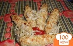 Фото рецепта: Люля-кебаб куриный с ароматом кориандра