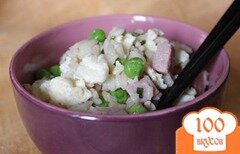 Фото рецепта: Жареный рис по-китайски
