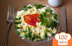 Фото рецепта: Рыбный салат с горбушей