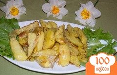 Фото рецепта: Картофель в белке, приготовленный в духовке