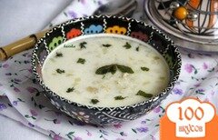 Фото рецепта: Йогуртовый суп с перловой крупой