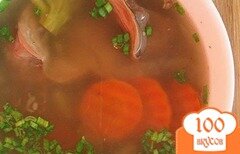 Фото рецепта: «Суп из желудков индейки в мультиварке»